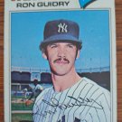 RON GUIDRY "New York Yankees" 1977 #656 Topps ML Baseball Trading Card RON GUIDRY "New York Yankees" 1977 #656 Topps ML Baseball Trading Card