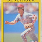 TODD BENZINGER "Cincinnati Reds" 1991 #56 Fleer Baseball Collectable Trading Card