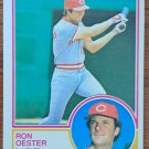 RON OESTER "Cincinnati Reds" 1983 #269 Topps ML Baseball Collectable Trading Card