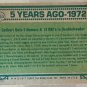 Turn Back The Clock 5 Years Ago 1972 NATE COLBERT Belts 5 Homers W/ 13 RBI's in Twinbill 1977 Topps