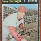 TONY CLONINGER "Cincinnati Reds" 1970 #218 ML Baseball Collectable Card