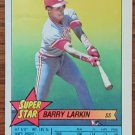 BARRY LARKIN "Cincinnati Reds" 1989 #44 Super Star Topps ML Baseball Collectable Trading Card