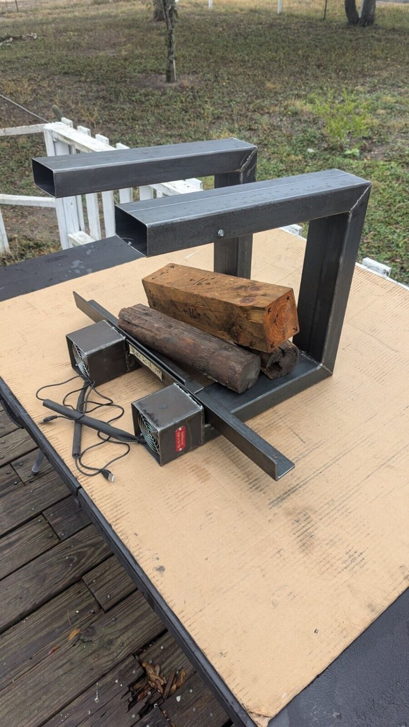 20D2C20TD Fireplace Grate Heater USB Tube Blower  Heat Exchanger Less Firewood