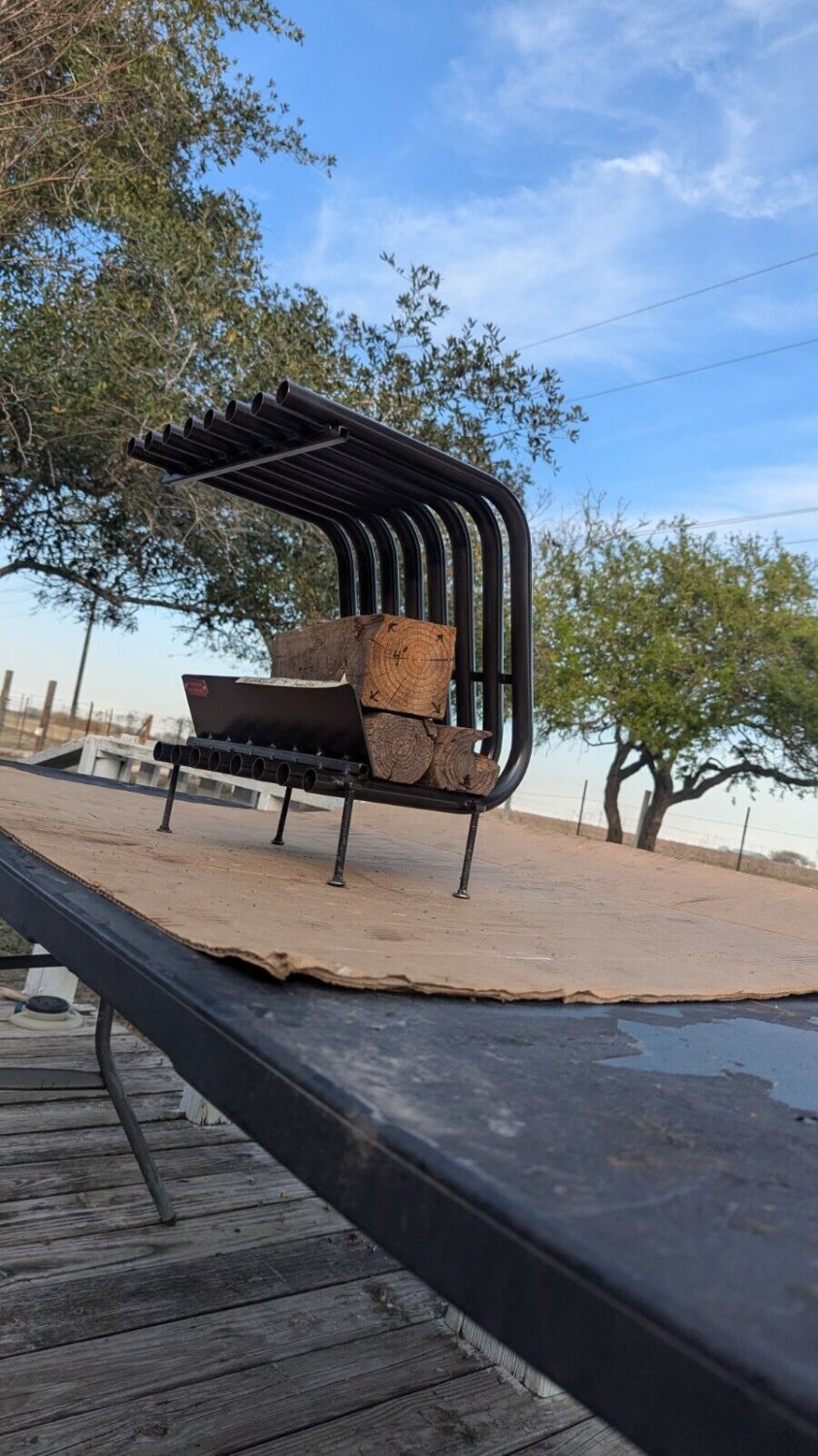 16GR16TD+HTP Fireplace Grate Fanless Tube Heat Exchanger More Heat Less Firewood