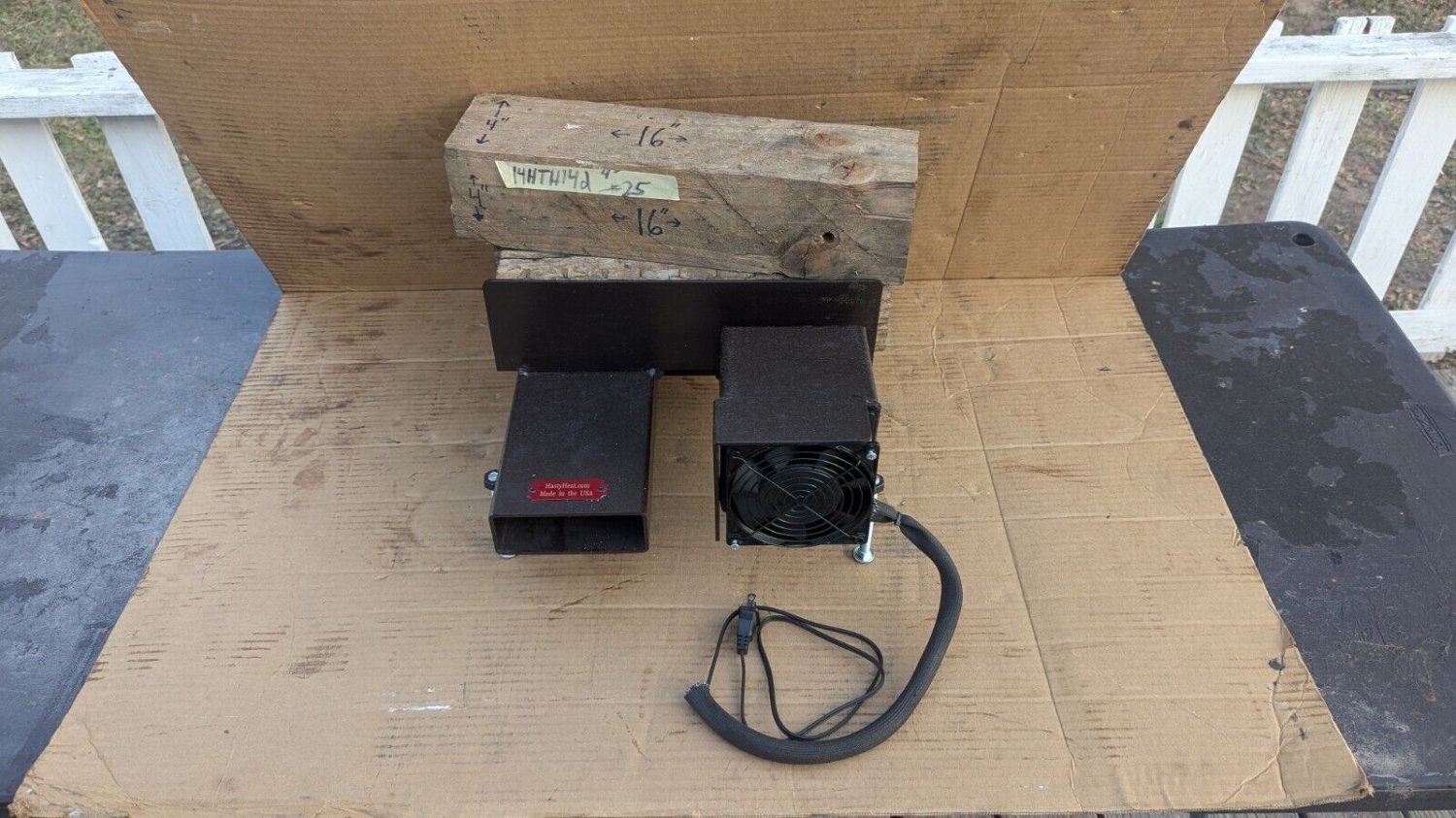 14HTH14D +HTP Fireplace Grate Heat Exchange Log Holder Tube Blower FirewooD Gas