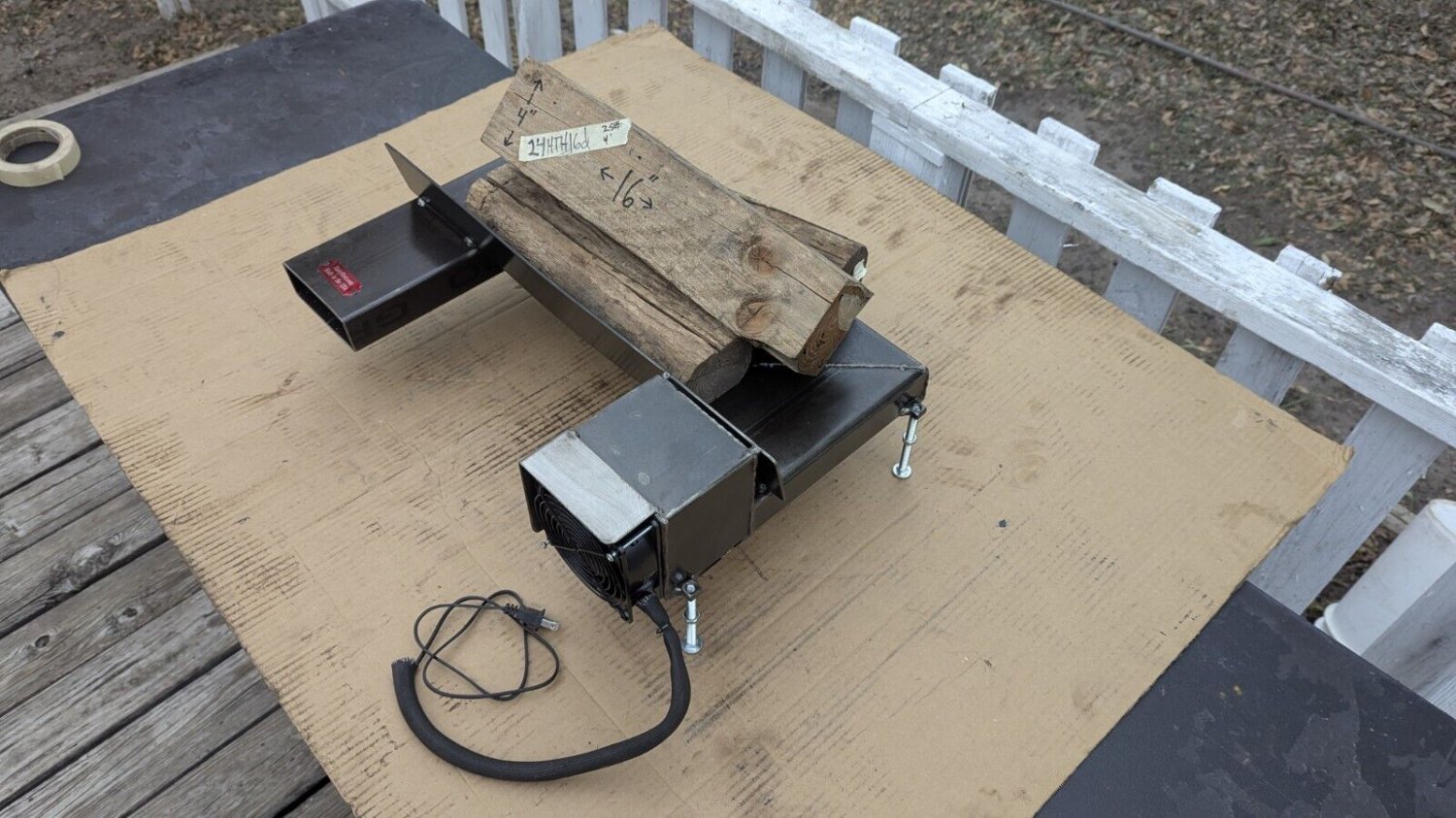 24HTH16D Fireplace Grate Heater Exchanger Log Holder Tube Blower Firewood Or Gas