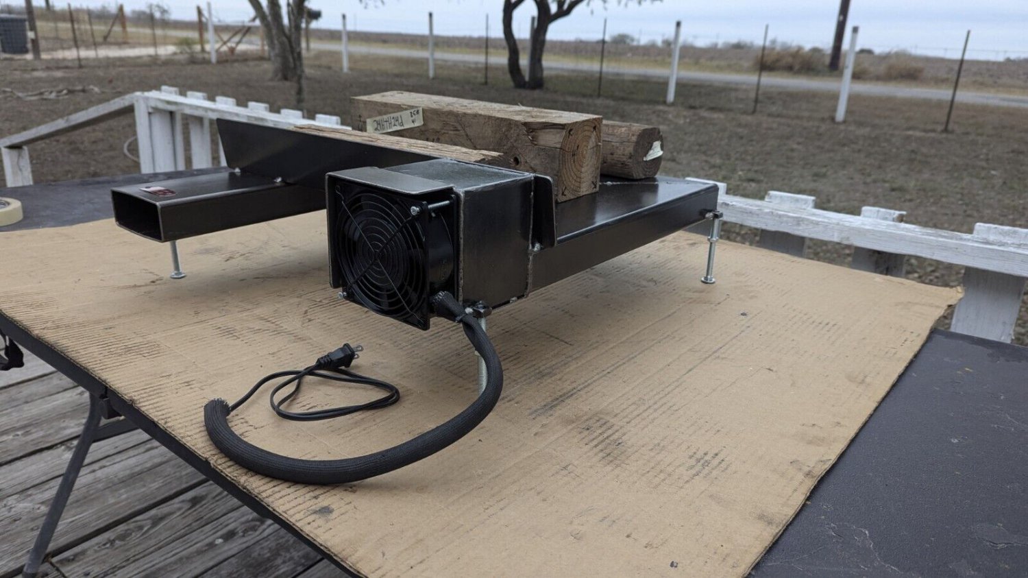 20HTH20D Fireplace Grate Heater Exchanger Log Holder Tube Blower Firewood Or Gas