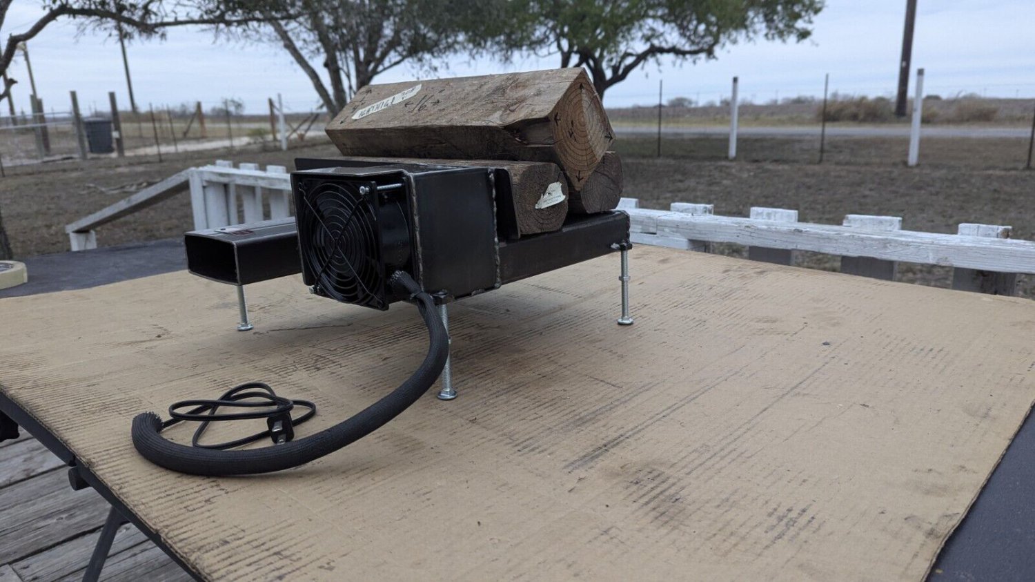 16HTH16D Fireplace Grate Heater Exchanger Log Holder Tube Blower Firewood Or Gas