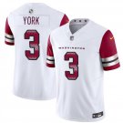 All Size Washington Commanders Cade York White 2024 F.U.S.E. Vapor Limited Jersey