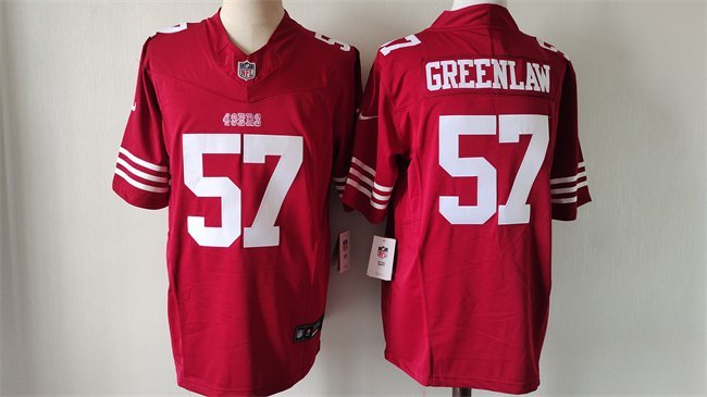 Any Size San Francisco 49ers Dre Greenlaw Red 2024 F.U.S.E. Vapor Untouchable Limited Jersey