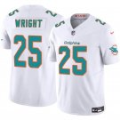 All Size Miami Dolphins Jaylen Wright White 2024 F.U.S.E Vapor Limited Football Jersey