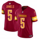 Men's Washington Commanders Jayden Daniels Burgundy 2024 Draft F.U.S.E Vapor Limited Jersey
