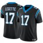 Men's Carolina Panthers Xavier Legette Black 2024 F.U.S.E. Vapor Football Jersey