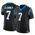 Men's Carolina Panthers Jadeveon Clowney Black 2024 F.U.S.E. Vapor Football Jersey