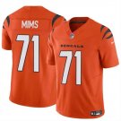 Men's Cincinnati Bengals Amarius Mims Orange 2024 F.U.S.E. Vapor Football Jersey