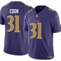 Men's Baltimore Ravens Dalvin Cook Purple 2024 F.U.S.E. Color Rush Vapor Football Jersey