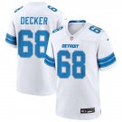 Mens Detroit Lions Taylor Decker 2024 White Vapor F.U.S.E. Limited Jersey