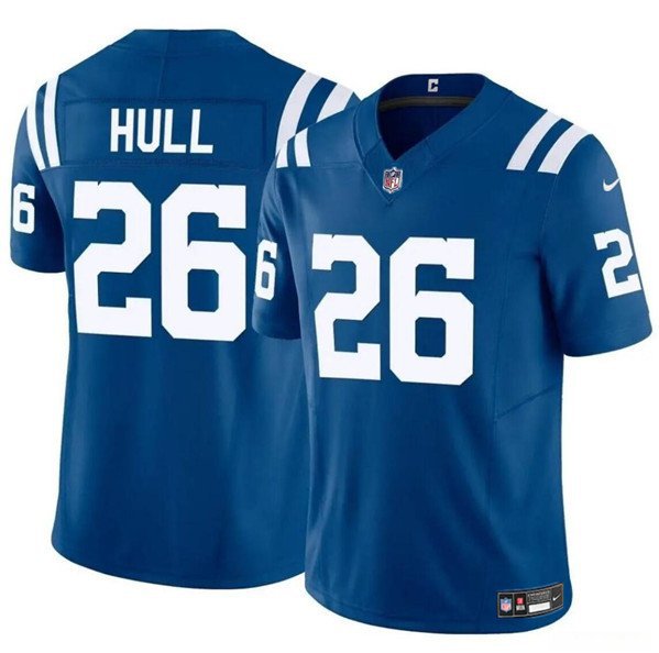 Any Size Indianapolis Colts Evan Hull Blue 2023 F.U.S.E. Vapor Untouchable Jersey