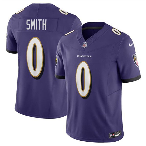 Men's Baltimore Ravens Roquan Smith Purple 2023 F.U.S.E. Vapor Limited Jersey