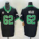 Men's Philadelphia Eagles Jason Kelce Black 2023 F.U.S.E. With 4-Star C Patch Jersey