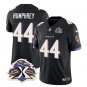 Men's Ravens Marlon Humphrey Black 2023 F.U.S.E With Patch Football Jersey