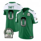 Men's Eagles D'Andre Swift Green 2023 F.U.S.E. Throwback Jersey