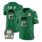 Men's Eagles Darius Slay Jr. Green 2023 F.U.S.E. Throwback Football Jersey