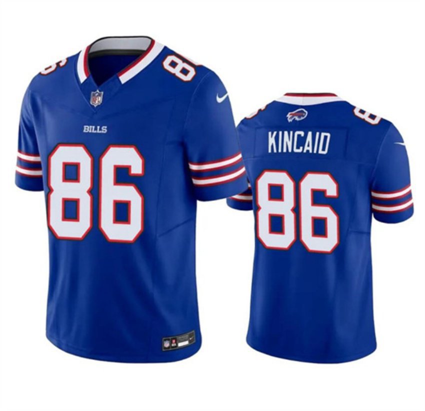 Men's Buffalo Bills Dalton Kincaid Blue 2023 F.U.S.E. Vapor Untouchable Limited Jersey