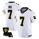 Men's Saints Taysom Hill White 2023 FUSE 1987 Legacy Vapor Football Jersey