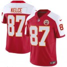 Men's Chiefs Travis Kelce Red White 2023 F.U.S.E. Football Jersey