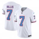 Men's Titans Malik Willis 2023 FUSE White Football Jersey