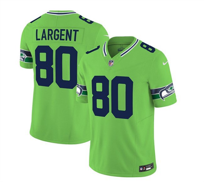 Men's Seahawks Steve Largent 2023 F.U.S.E. Green Football Jersey