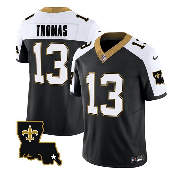 Men's Saints Michael Thomas Black 2023 FUSE 1987 Legacy Vapor Football Jersey