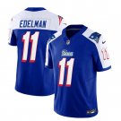 Men's Patriots Julian Edelman 2023 FUSE Blue Football Player Jersey