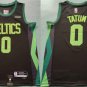 Men's Boston Celtics #0 Jayson Tatum Black 2024-25 City Edition Statement Edition Stitched Jersey