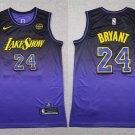 Men's Lakers #24 Kobe Bryant City Basketball Jersey Purple 2024 New