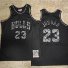 Men's Leather Snakeskin Michael Jordan Chicago Bulls 1997-98 Jersey