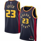 Men's Golden State Warriors #30 Stephen Curry Navy 2025 City Edition Swingman Stitched Jersey