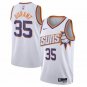 Men's Youth Phoenix Suns Kevin Durant Retro Basketball Jersey White