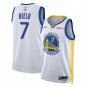 Men's Golden State Warriors Buddy Hield White Association Edition Swingman Stitched Jersey