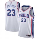 Men's Philadelphia 76ers Eric Gordon White Association Edition Stitched Jersey