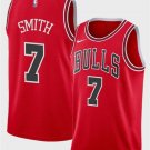 Men's Chicago Bulls Jalen Smith Red 2024 Icon Edition Stitched Basketball Jersey