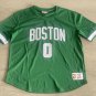Men's Celtics Jayson Tatum MITCHELL & NESS Basketball Short Sleeve Green