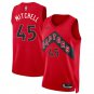Men's Toronto Raptors Davion Mitchell Red Icon Edition Jersey