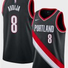 Men's Portland Trail Blazers Deni Avdija Black Icon Edition Jersey