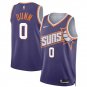Men's Phoenix Suns Ryan Dunn Purple 2024 Draft Icon Edition Stitched Basketball Jersey