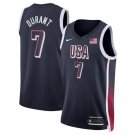 Men's USA Basketball Kevin Durant Navy 2024 Swingman Stitched Jersey