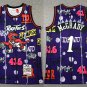 Men's Toronto Raptors Tracy McGrady Graffiti Basketball Jersey Purple