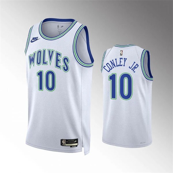 Mens Minnesota Timberwolves Mike Conley Jr. 2023-24 Classic Edition Jersey White