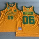 Men's Bodega x mitchell&ness Boston Celtics 06 Worldwide Respect Basketball Jersey Golden